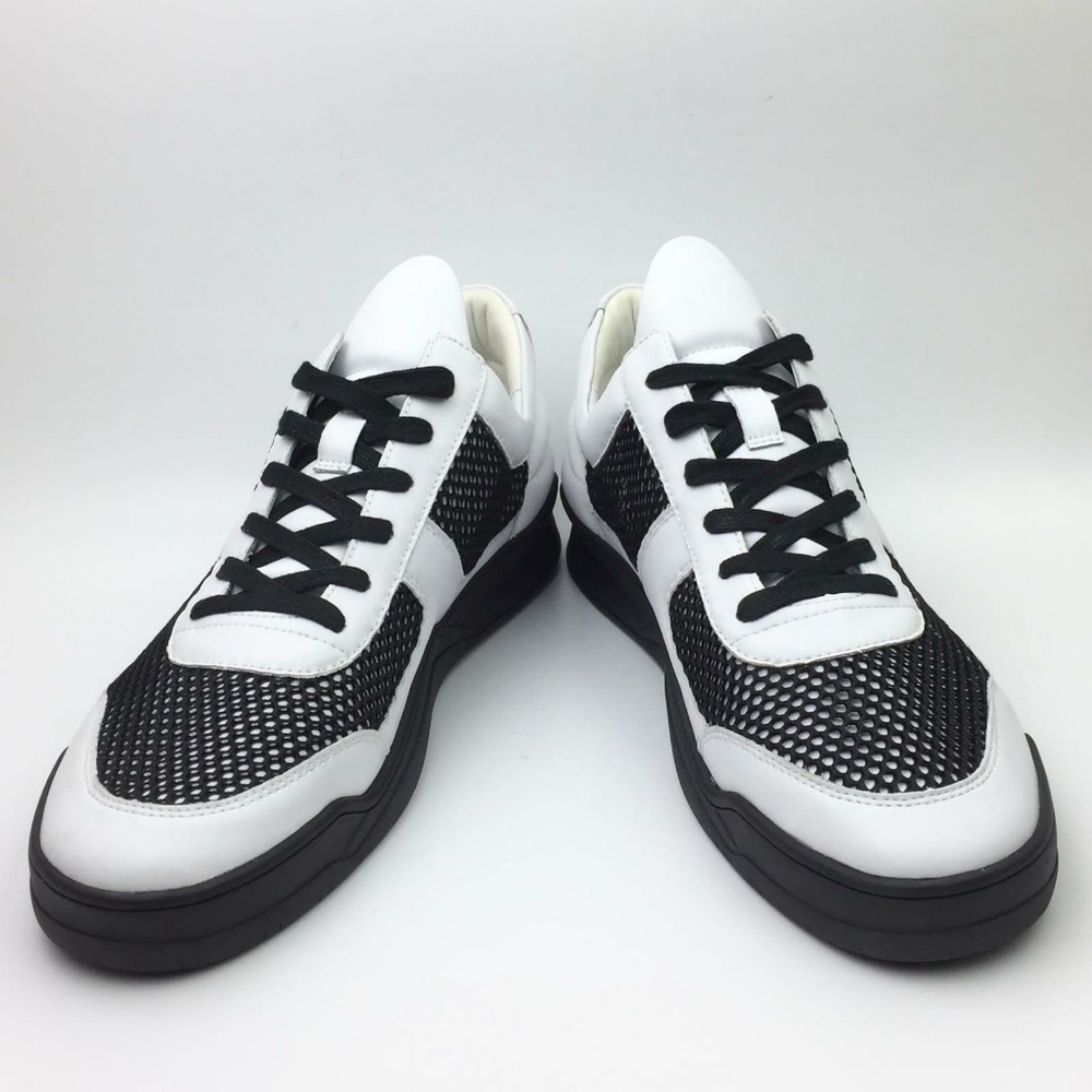 Karl Lagerfeld Mesh Detailed Leather Sneakers sz12